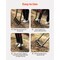 Heavy Duty Broad Fork Garden Tool 54” with Forged Manganese Steel Head and Fiberglass Handle